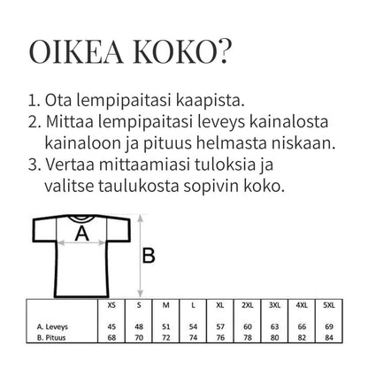 T-paita omalla kuvalla