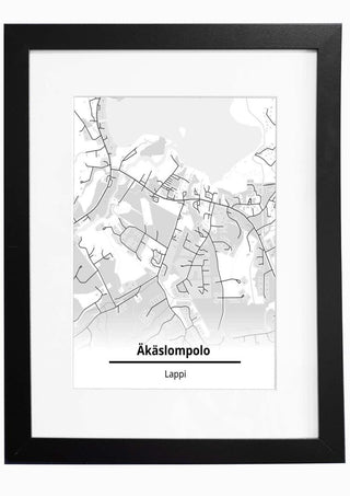 Äkäslompolo Kartta - Nensa