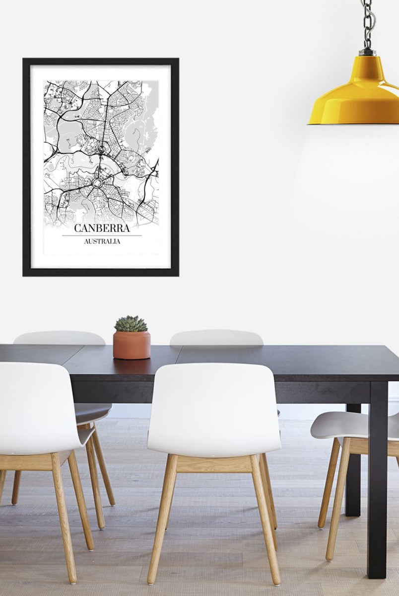 Canberra - Kartta