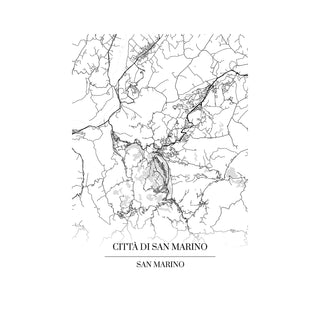 Citta Di San Marino Kartta - Nensa
