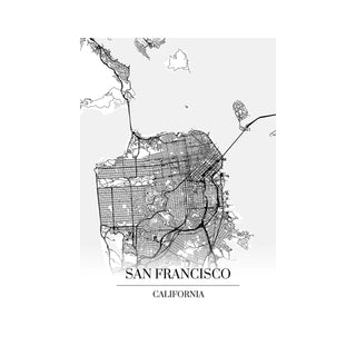 San Francisco Kartta - Nensa
