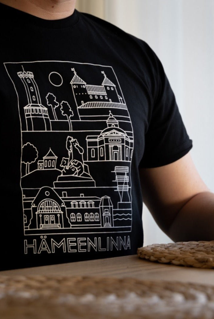 Hämeenlinna -nähtävyydet t-paita