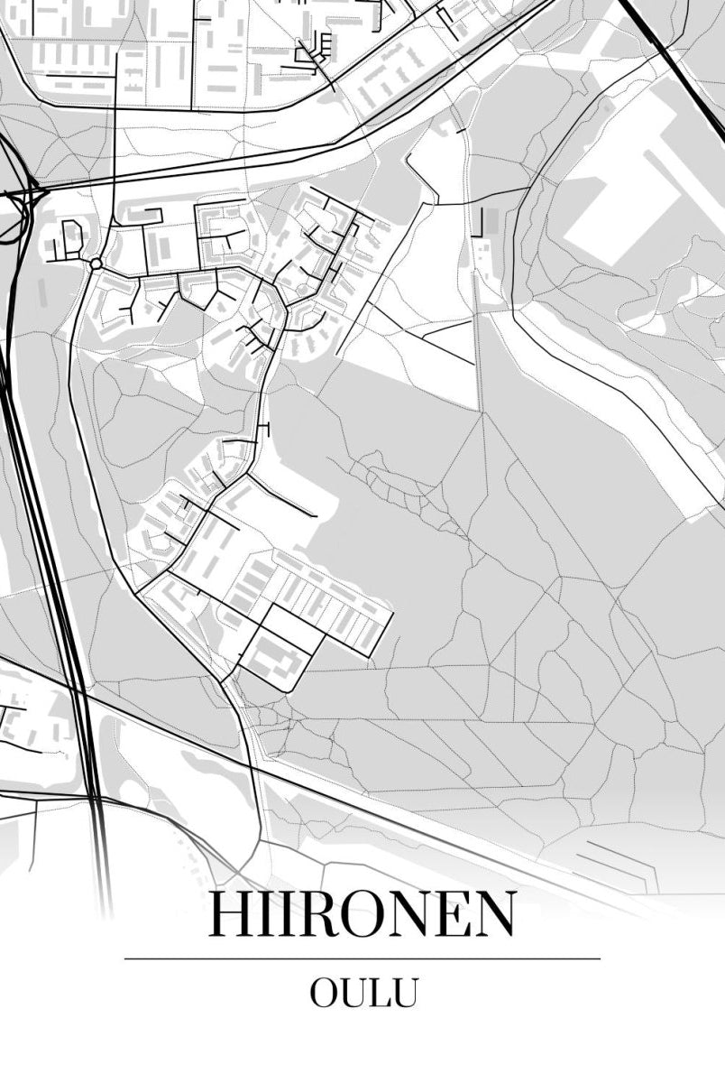 Hiironen - Kartta