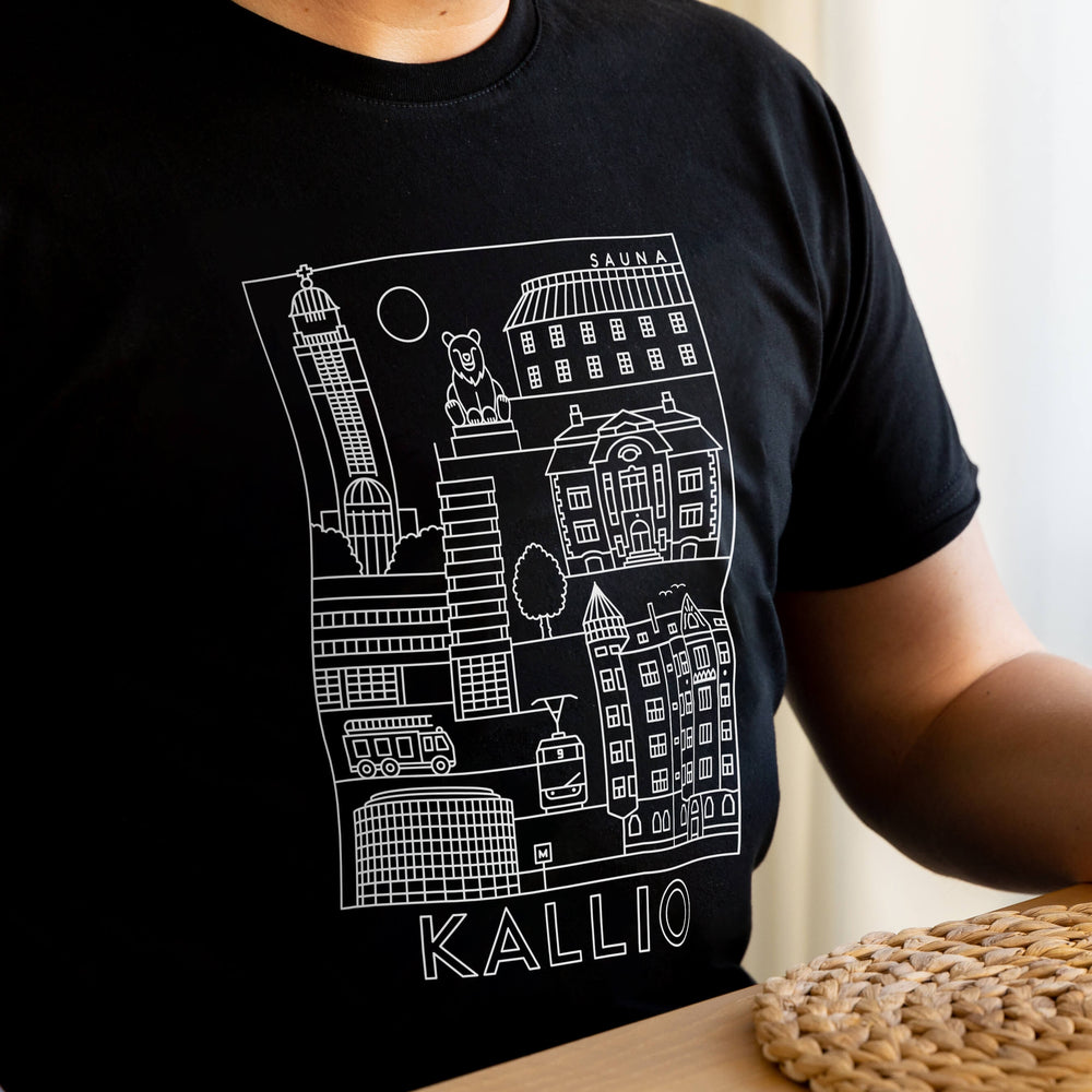 Kallio -nähtävyydet t-paita