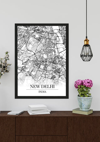 New Delhi Kartta - Nensa