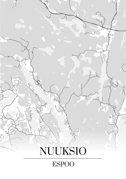 Nuuksio - Kartta