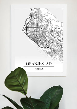 Oranjestad Kartta - Nensa