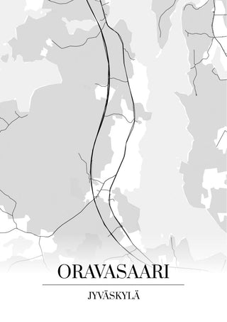 Oravasaari Kartta - Nensa