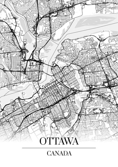 Ottawa - Kartta