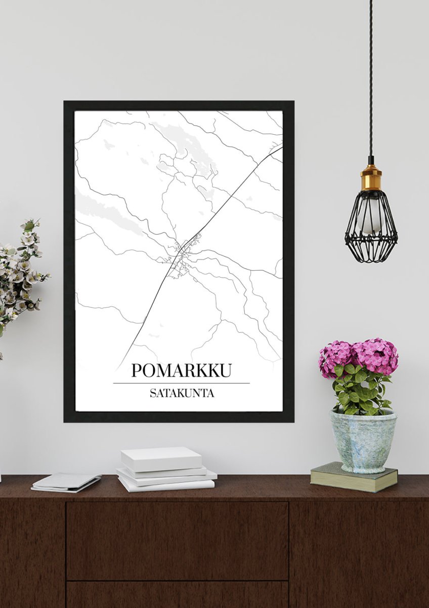 Pomarkku - Kartta