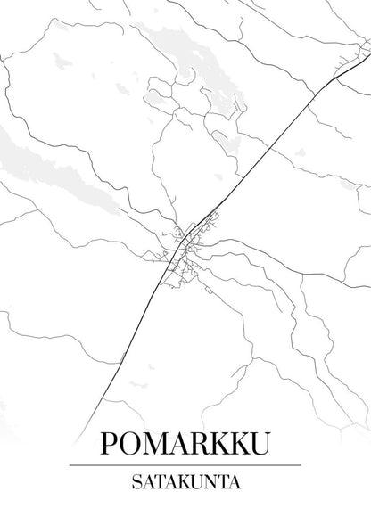 Pomarkku - Kartta