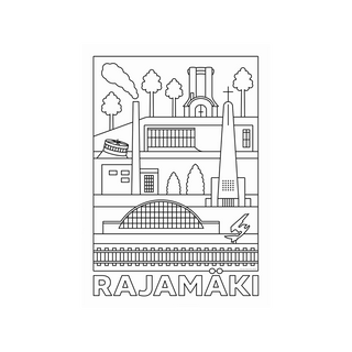 Rajamäki -nähtävyydet Julisteet - Nensa