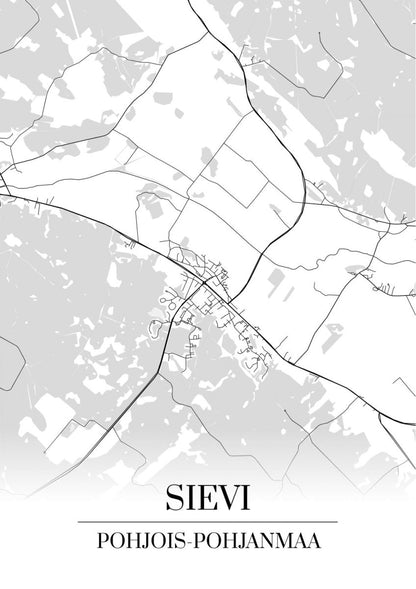 Sievi - Kartta