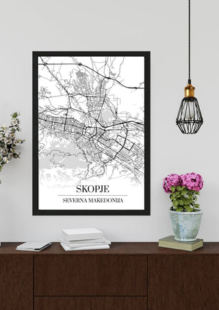 Skopje Kartta - Nensa