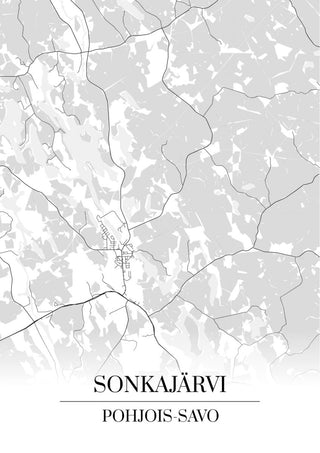 Sonkajärvi Kartta - Nensa