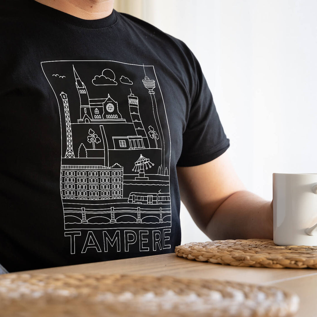 Tampere -nähtävyydet t-paita