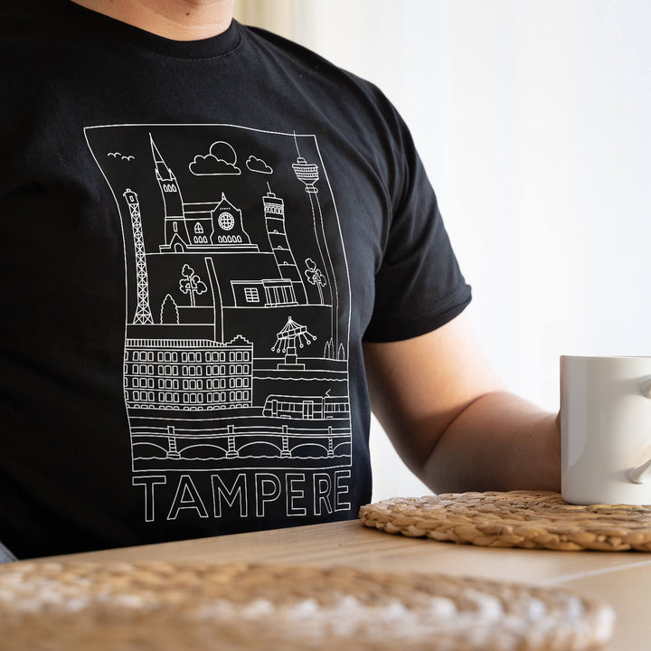 Tampere -nähtävyydet t-paita