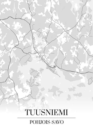 Tuusniemi Kartta - Nensa