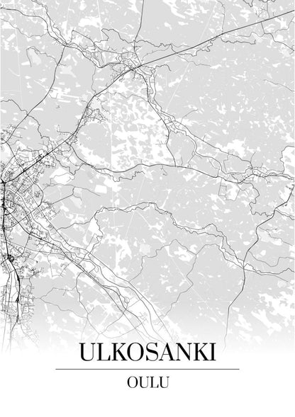 Ulkosanki - Kartta