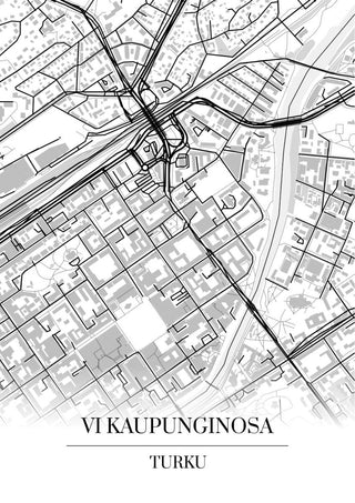 VI Kaupunginosa Kartta - Nensa
