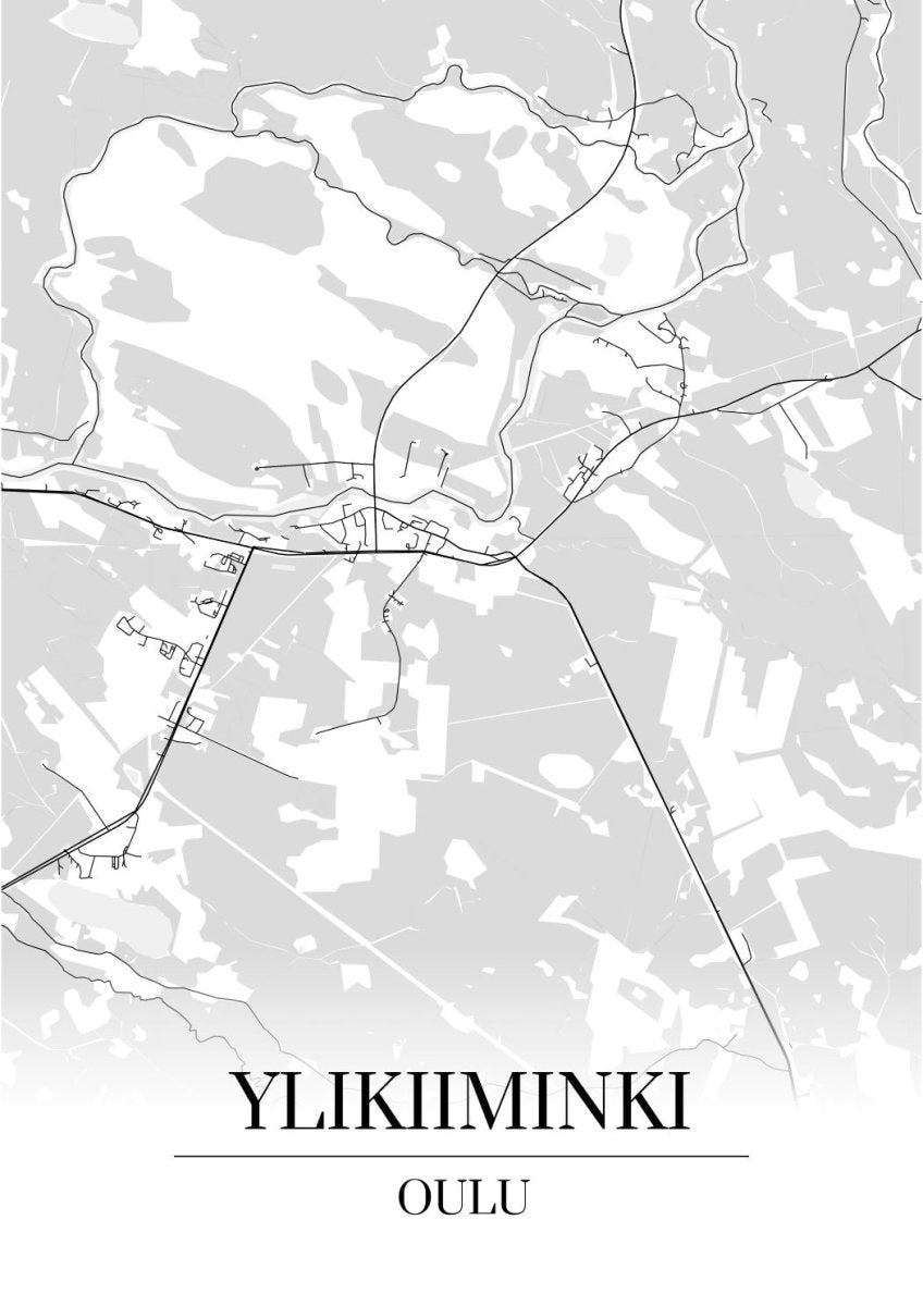 Ylikiiminki‎ - Kartta